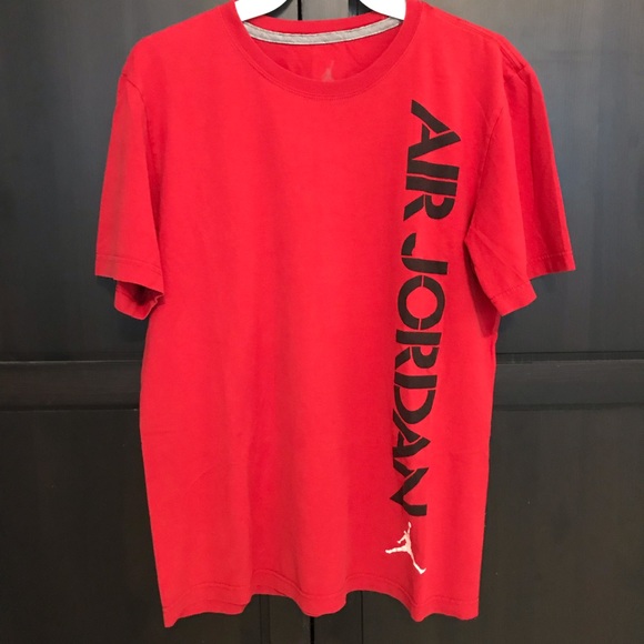 Air Jordan Red/Black T-shirt - Picture 1 of 7